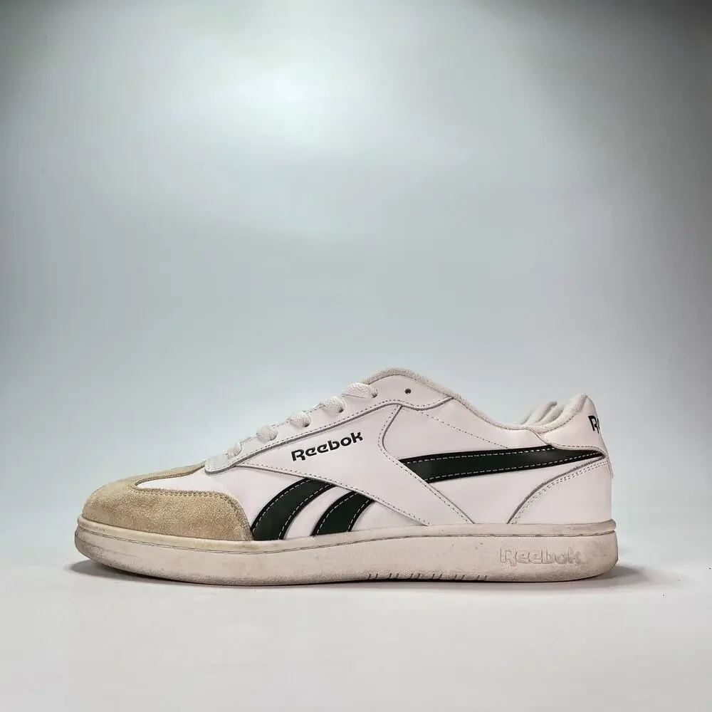 Reebok Smash Edge S White Black Leather Casual Low Top Sneakers Men's Size 11
